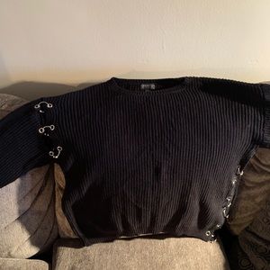 Black chunky sweater